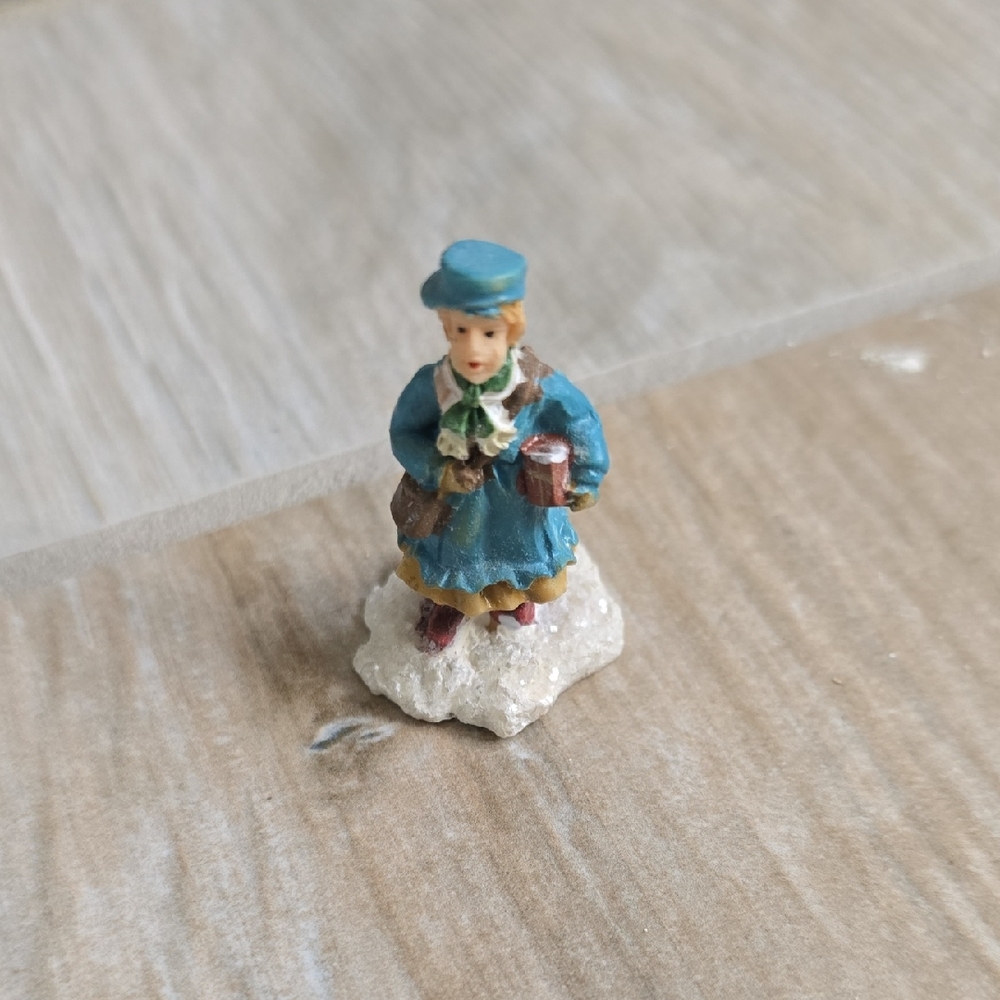 Miniature Figurine in Blue Outfit